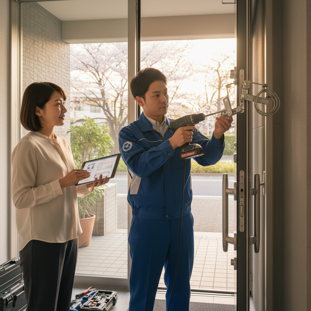 東京都 立川市 ドアクローザー交換の料金相場・事例・依頼の流れ