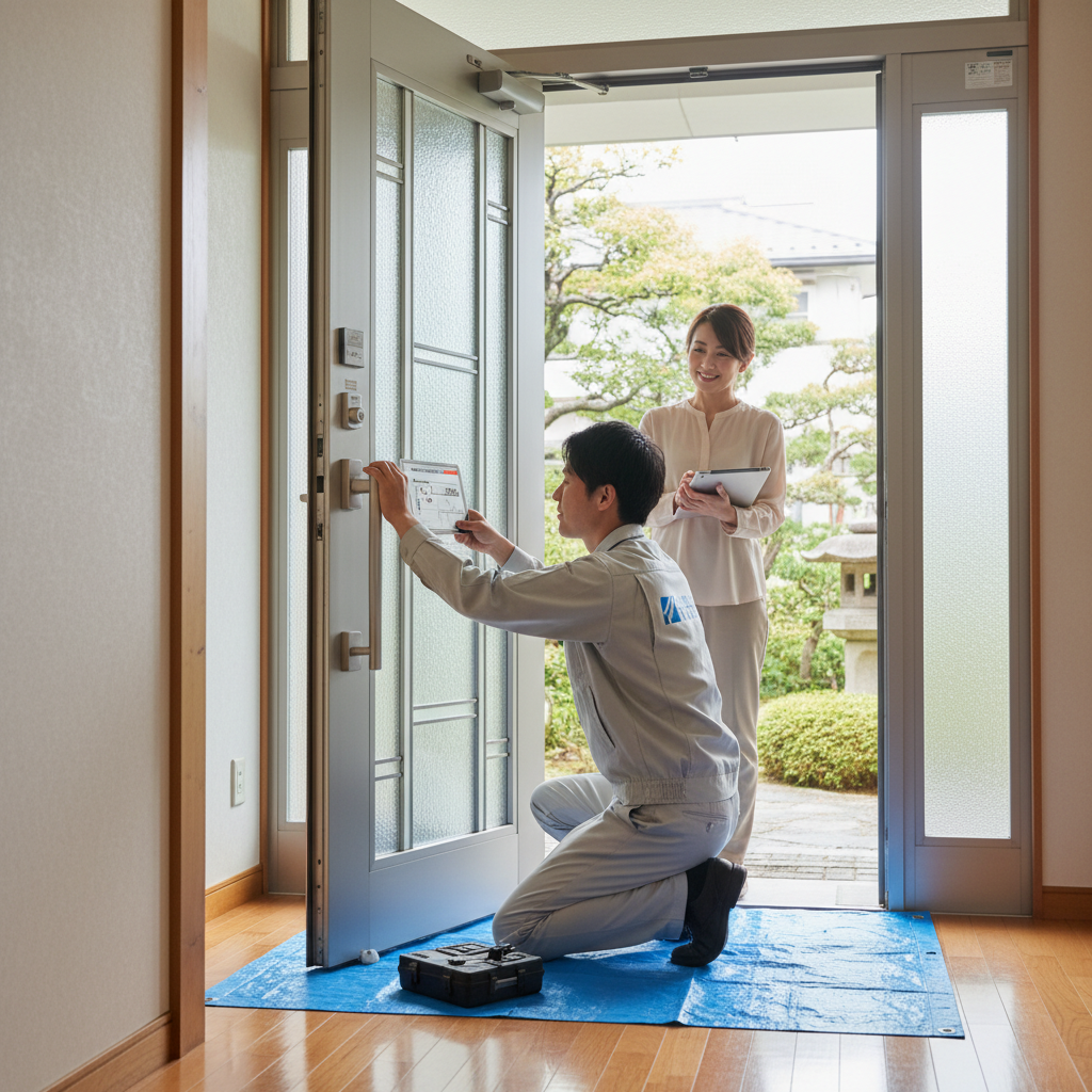 神奈川県厚木市でのドアクローザー交換：料金・事例・依頼の流れ