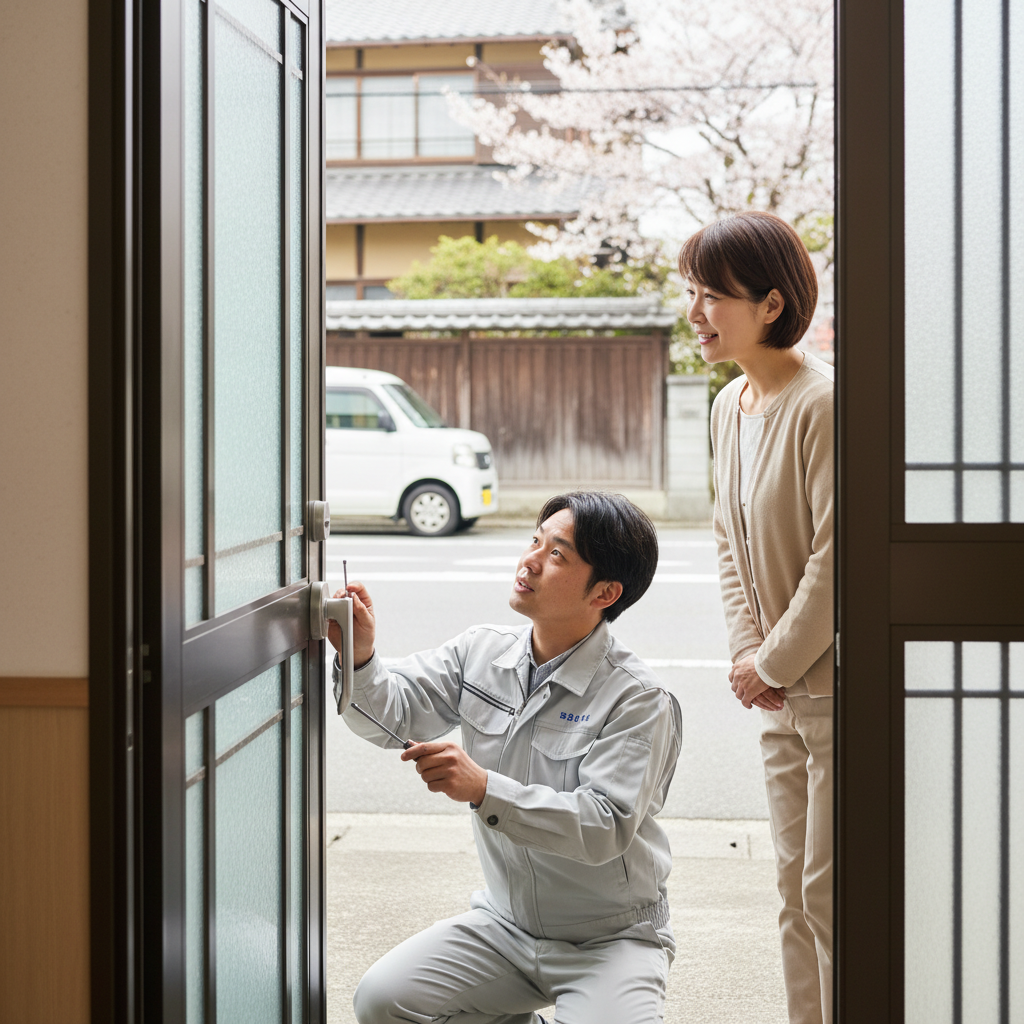神奈川県小田原市 ドアクローザー交換の料金・事例・依頼の流れ