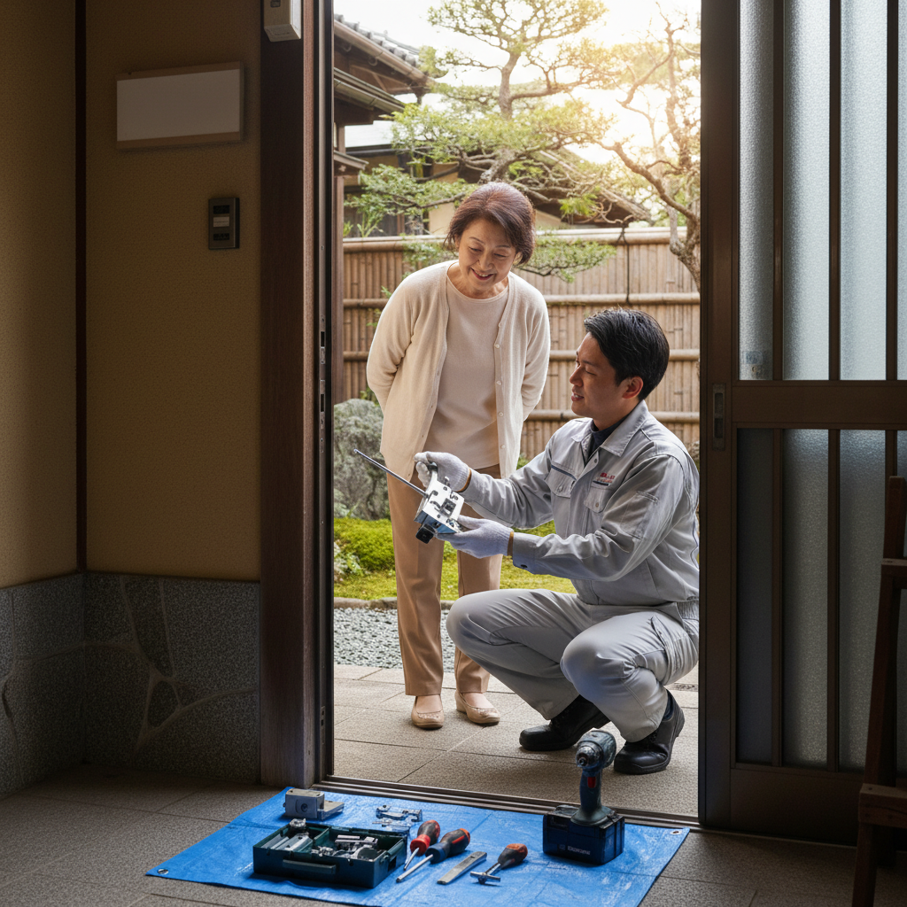 神奈川県平塚市 ドアクローザー交換の料金・事例・依頼の流れ