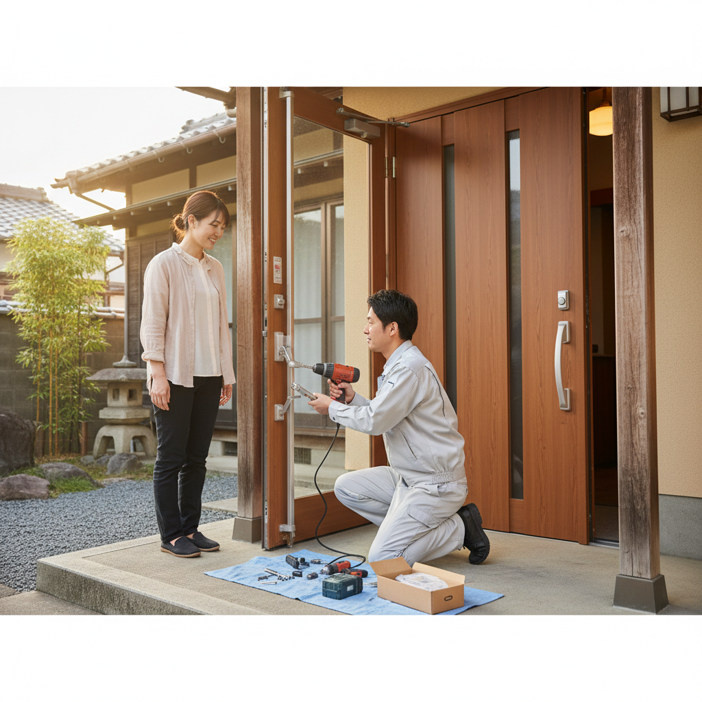 神奈川県茅ヶ崎市｜ドアクローザー交換の料金相場・事例と依頼の流れ