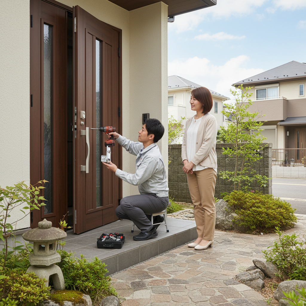 神奈川県藤沢市でのドアクローザー交換の料金相場・事例と依頼の流れ