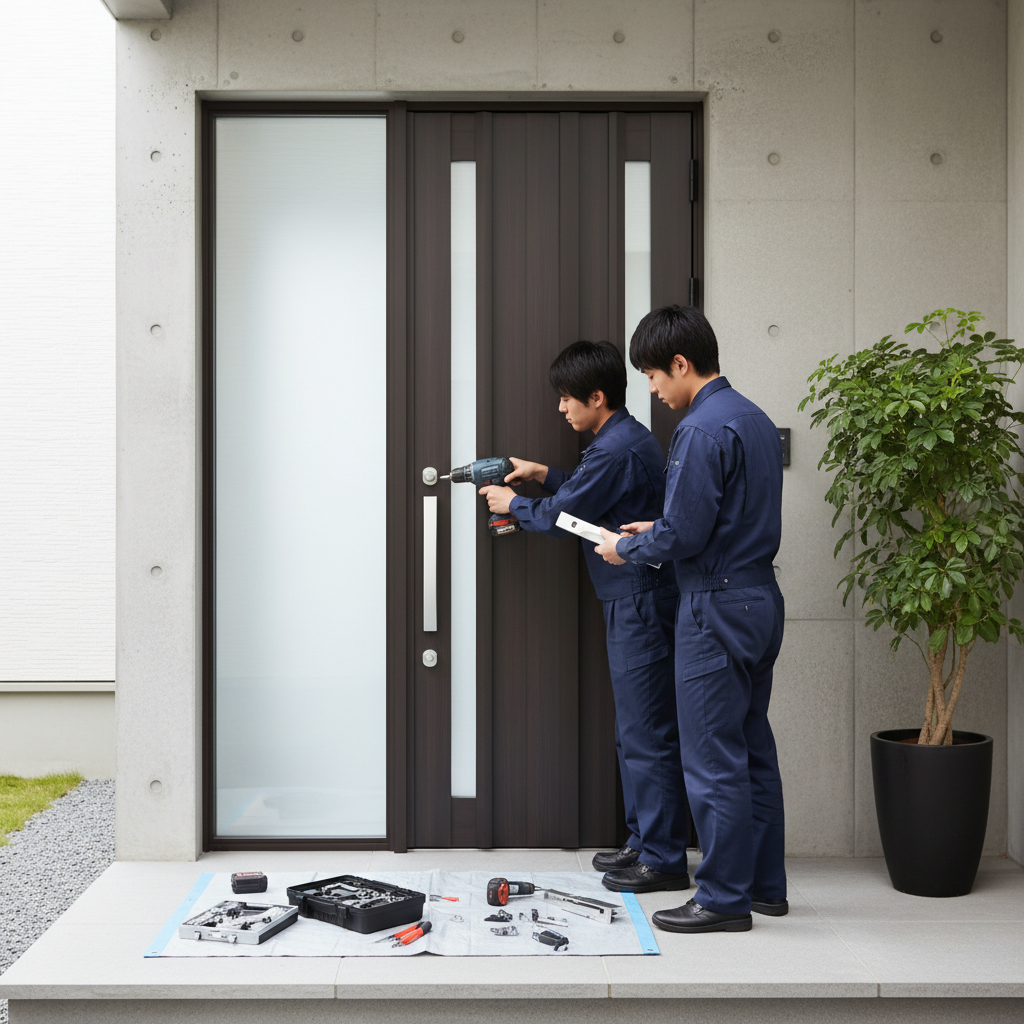 玄関ドアの修理・交換費用と相場に関する画像