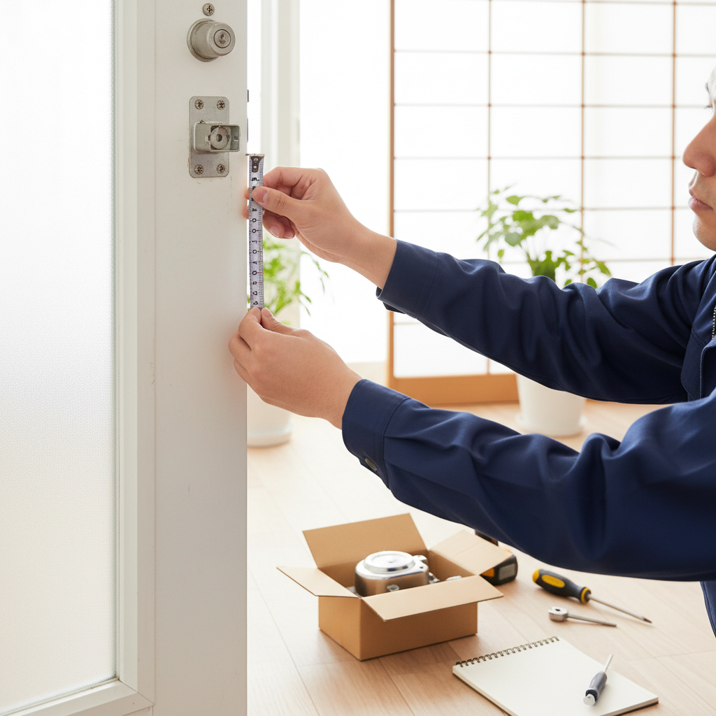 ドアクローザー交換 寸法に関する画像