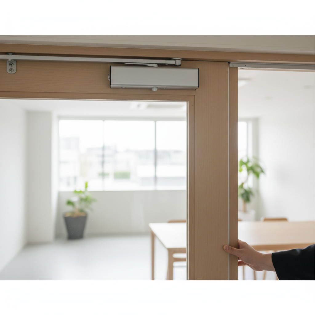 ドアチェックとは？ドアクローザーとの違いに関する画像