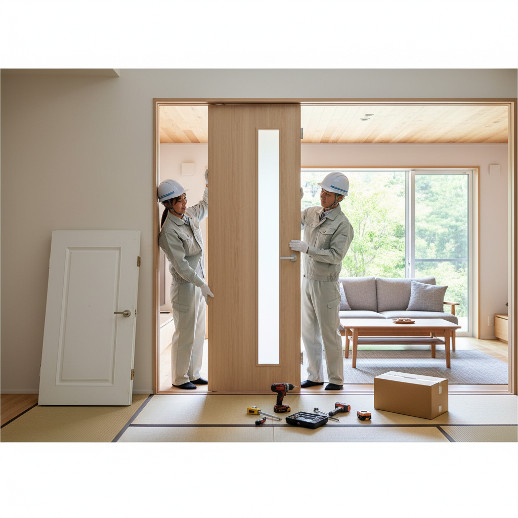 ドアを一枚交換する費用はいくらですか？に関する画像