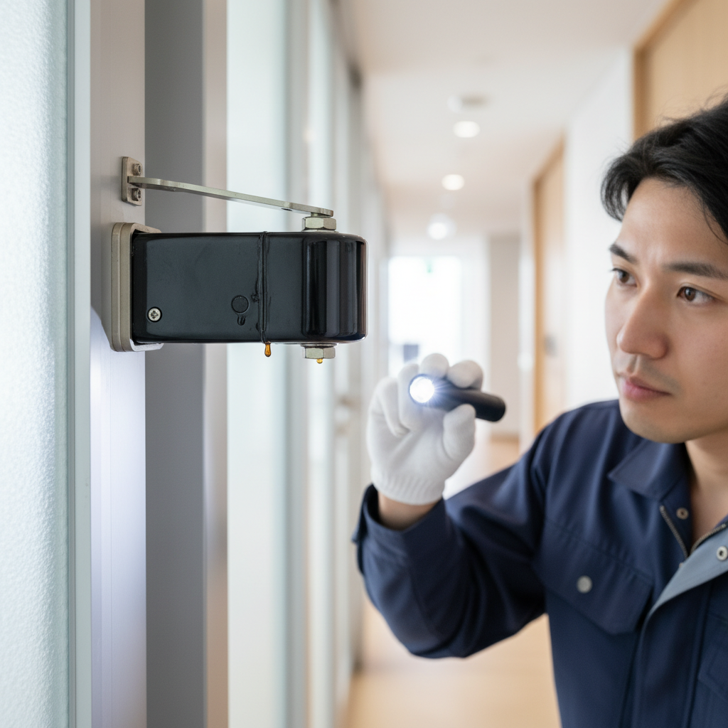 油漏れしている箇所の確認方法に関する画像