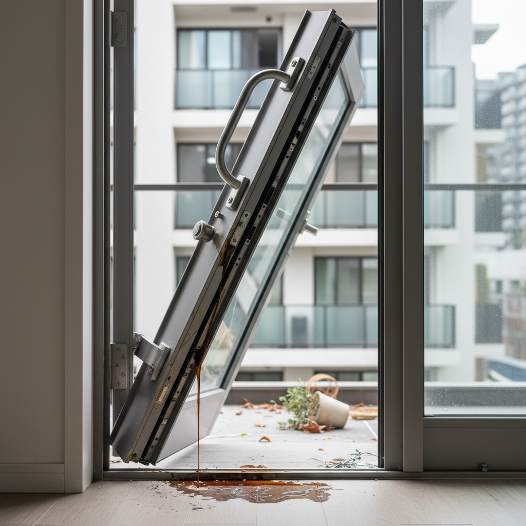 想定外の強い力による破損に関する画像