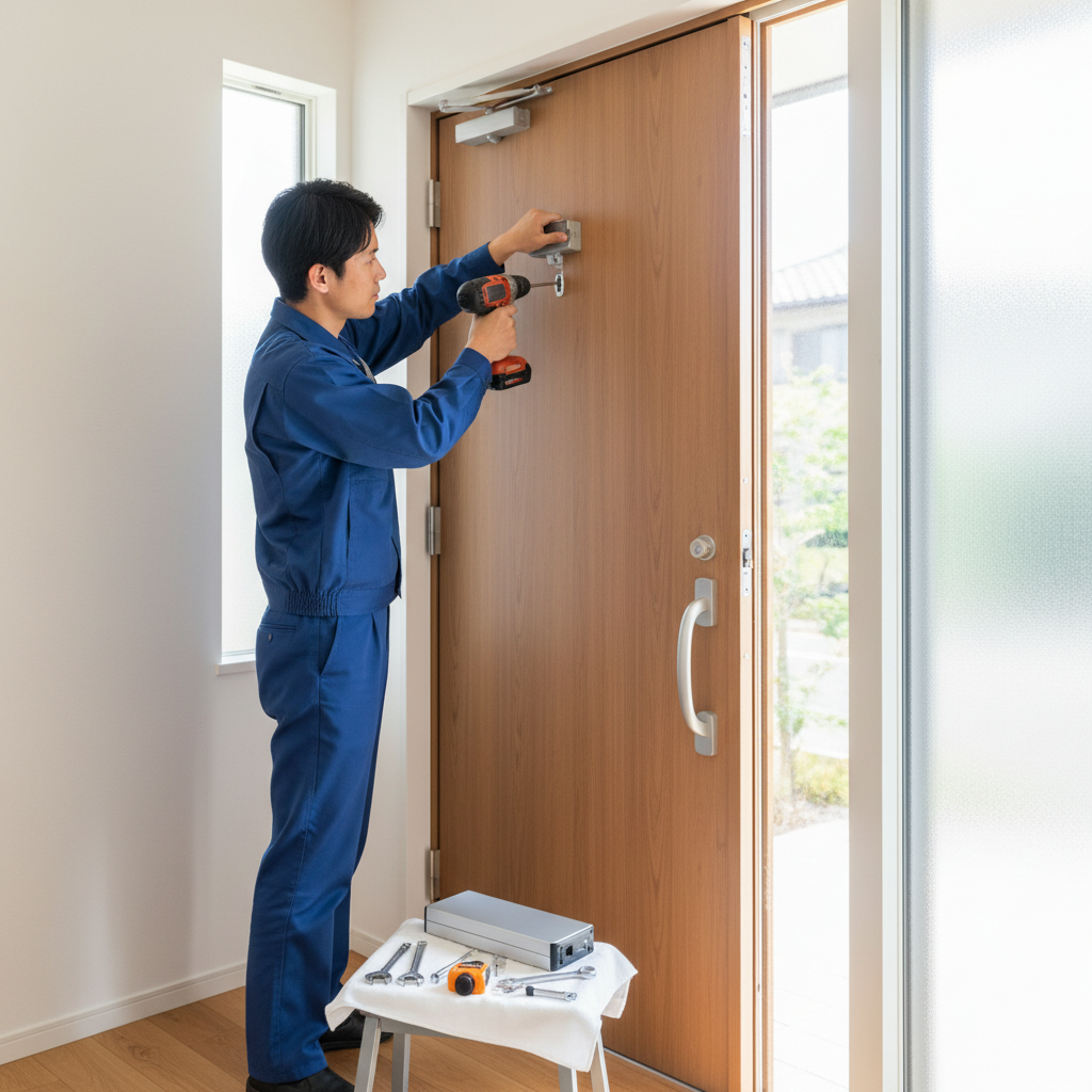 ドアクローザー交換 リョービに関する画像