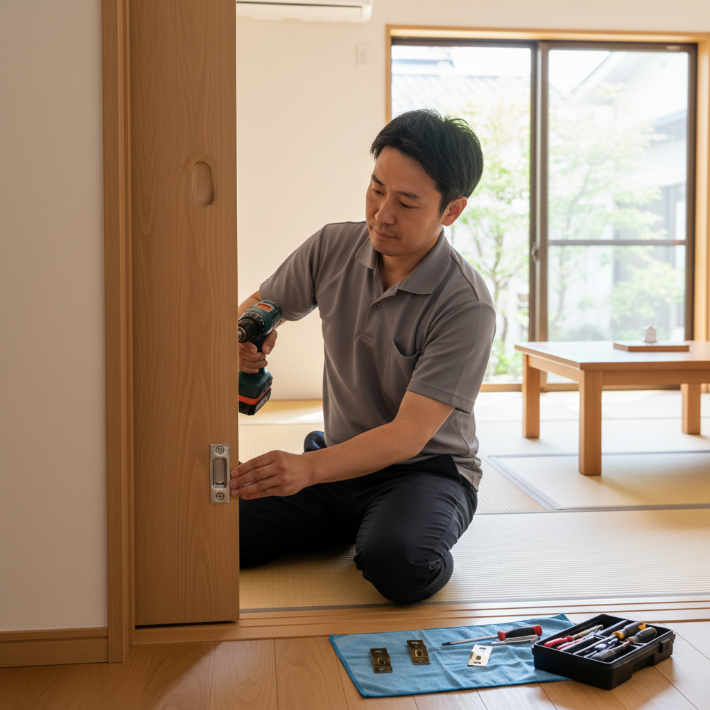 ドア 金具 交換に関する画像