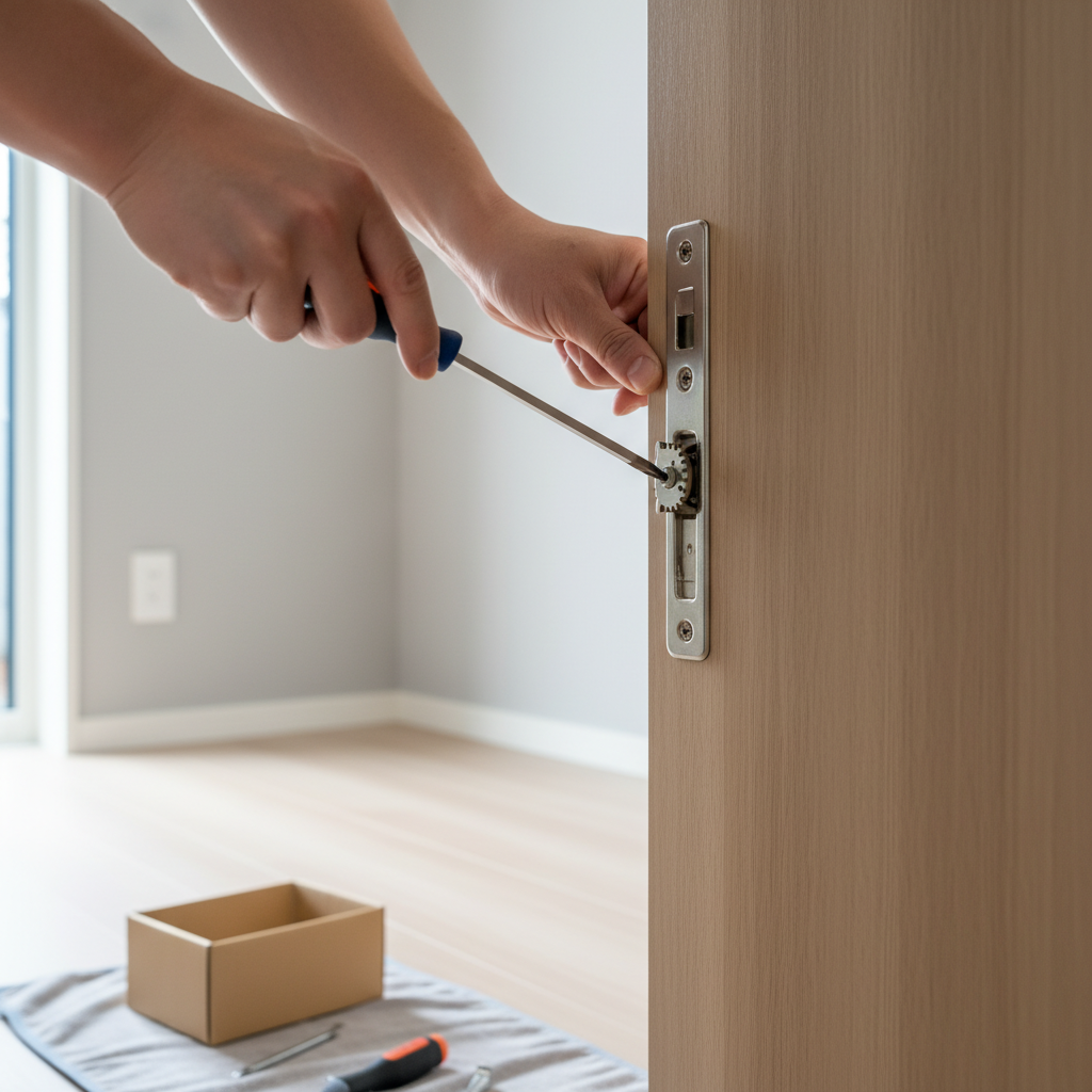 大建工業（DAIKEN）ドアの蝶番交換についてに関する画像