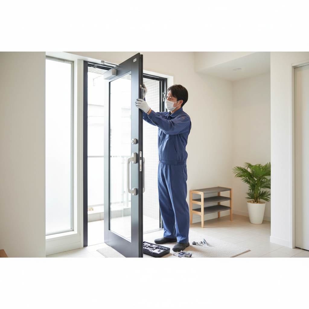 ドアクローザー交換 どこに 頼む?依頼先ごとの特徴に関する画像