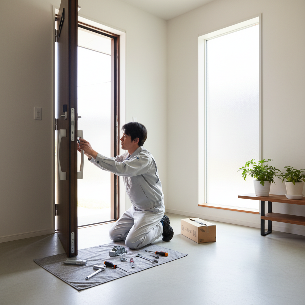 ドア チェック 修理に関する画像