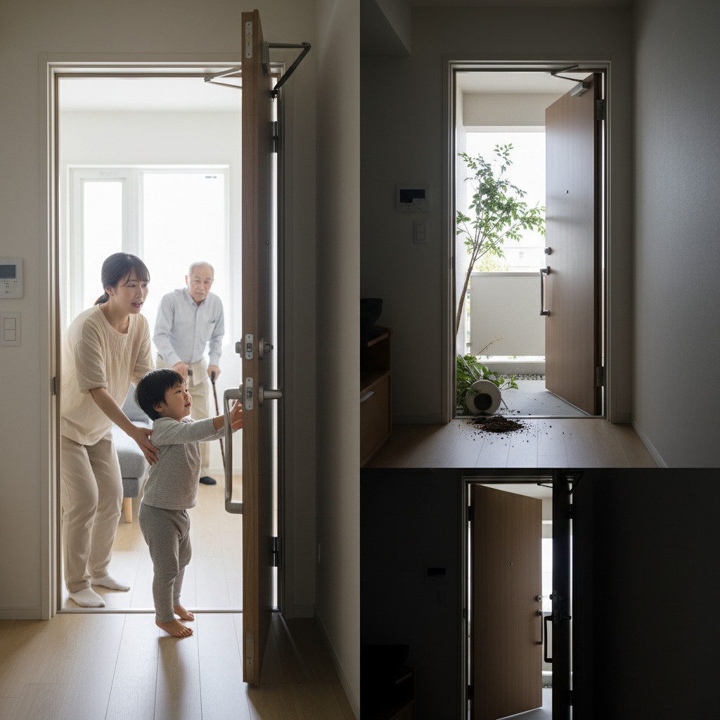 ドアクローザーが壊れるとどうなる？危険性と対処法に関する画像