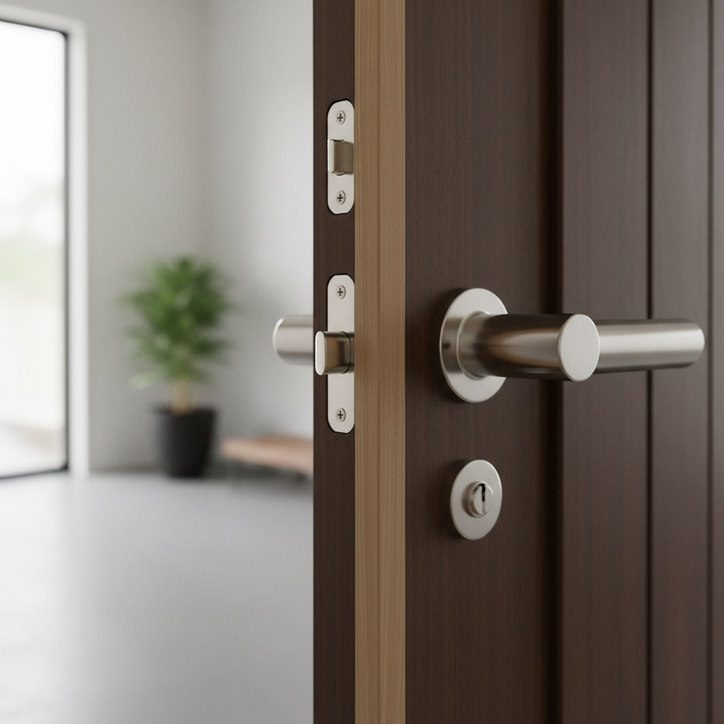玄関ドアに特有の部品と役割に関する画像