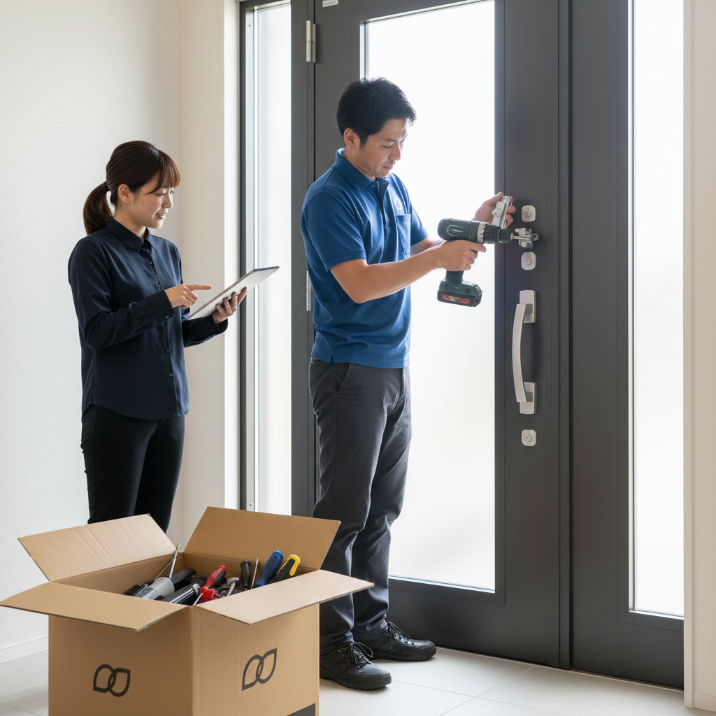 カインズでのドアクローザー交換に関する画像