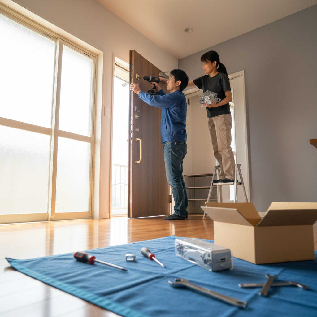 【図解】自分でドアクローザーを交換する手順に関する画像