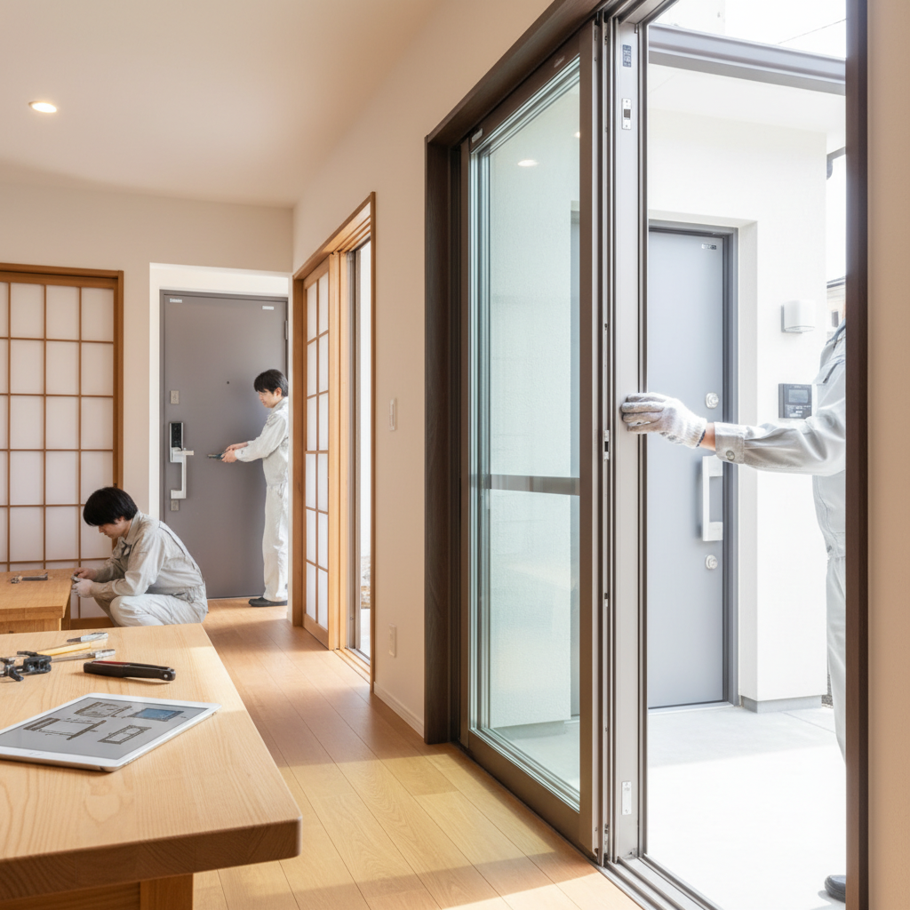 ドアの種類別メンテナンス料金の目安に関する画像