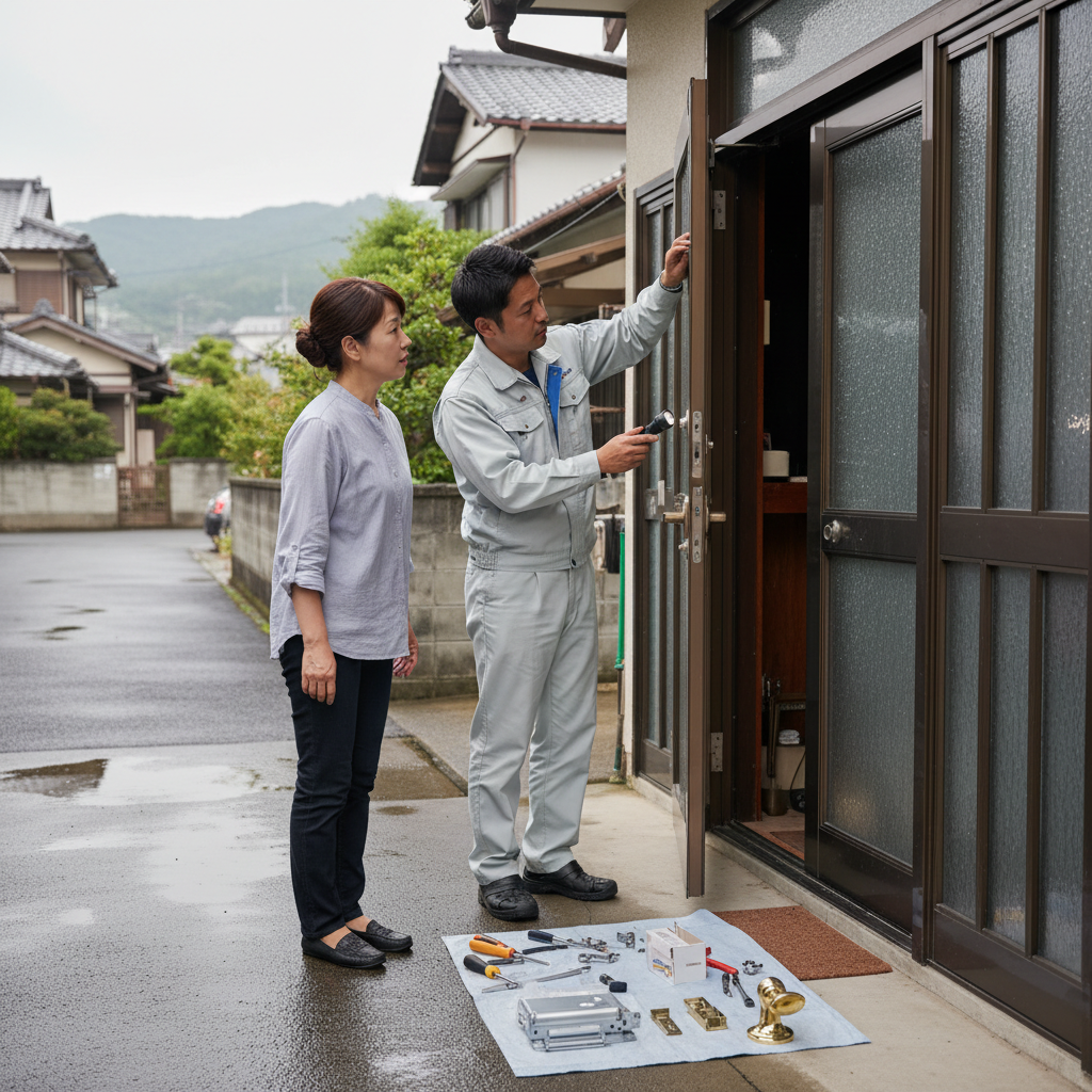 東京都あきる野市雨間 ドア修理:原因と修理のポイント