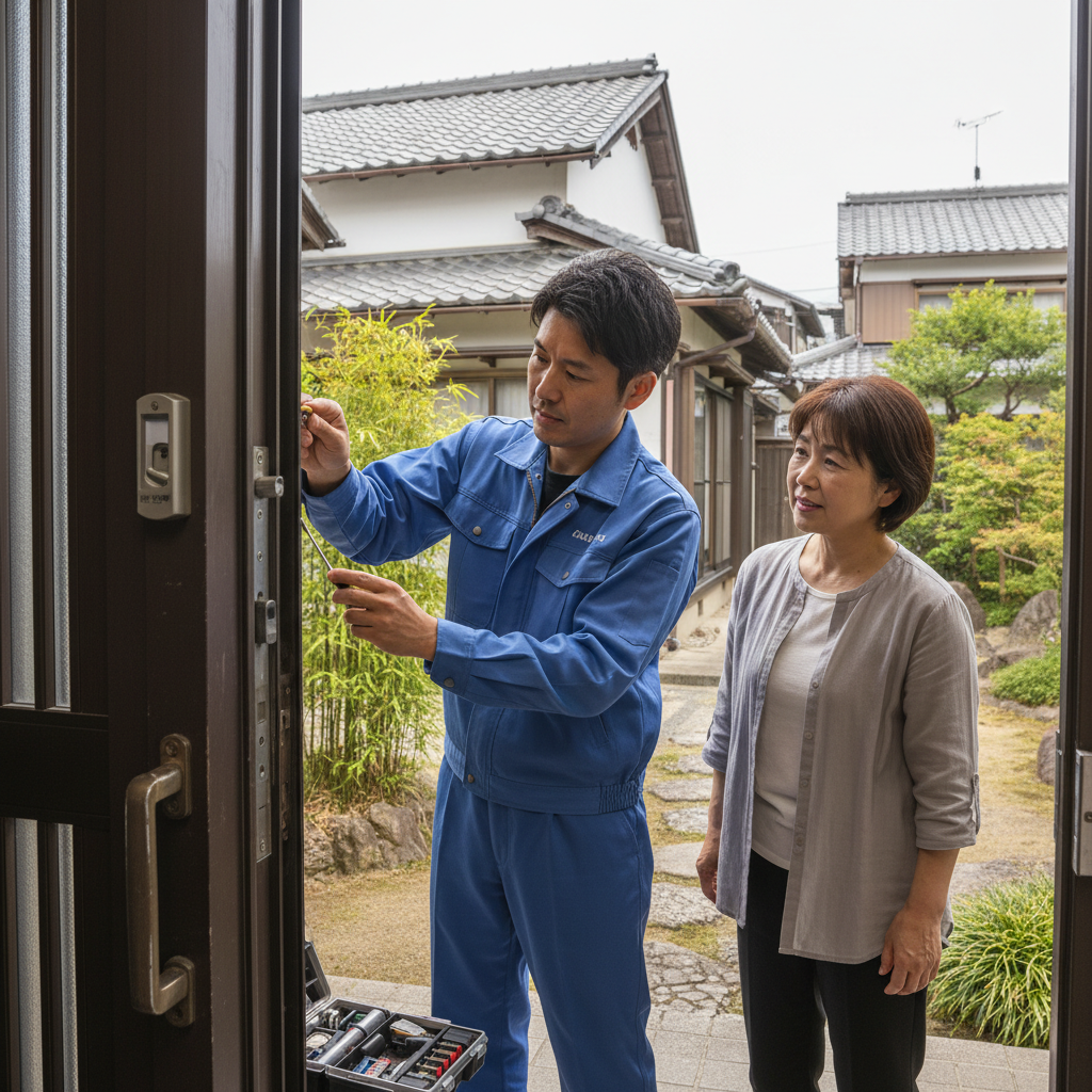 東京都あきる野市下代継で多いドアのトラブル｜ドアクローザー・蝶番・ドアノブの修理