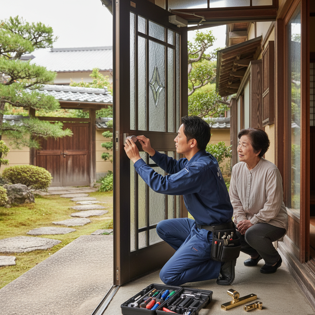 東京都あきる野市牛沼のドア修理|ドアクローザー・蝶番・ドアノブのトラブル解決