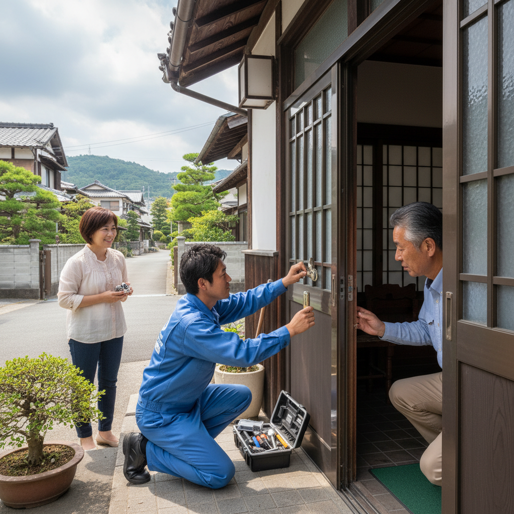 東京都あきる野市戸倉で多いドア修理｜ドアクローザー・蝶番・ドアノブ交換