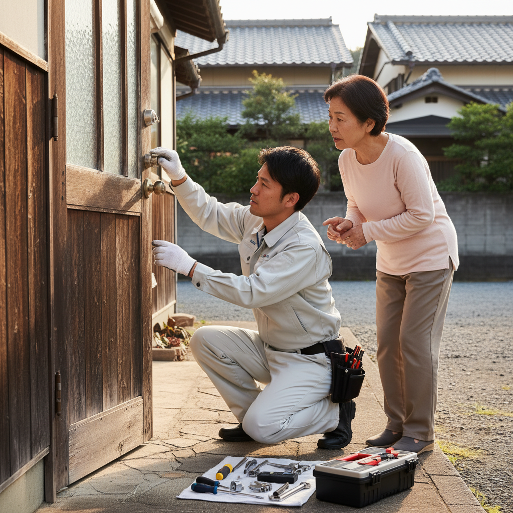 東京都あきる野市三内で多いドア修理｜原因と対策