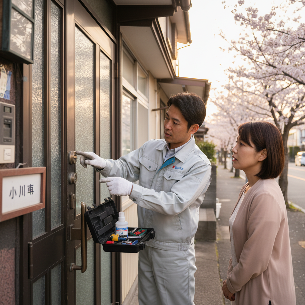 東京都あきる野市小川東 ドア修理：原因と修理のポイント