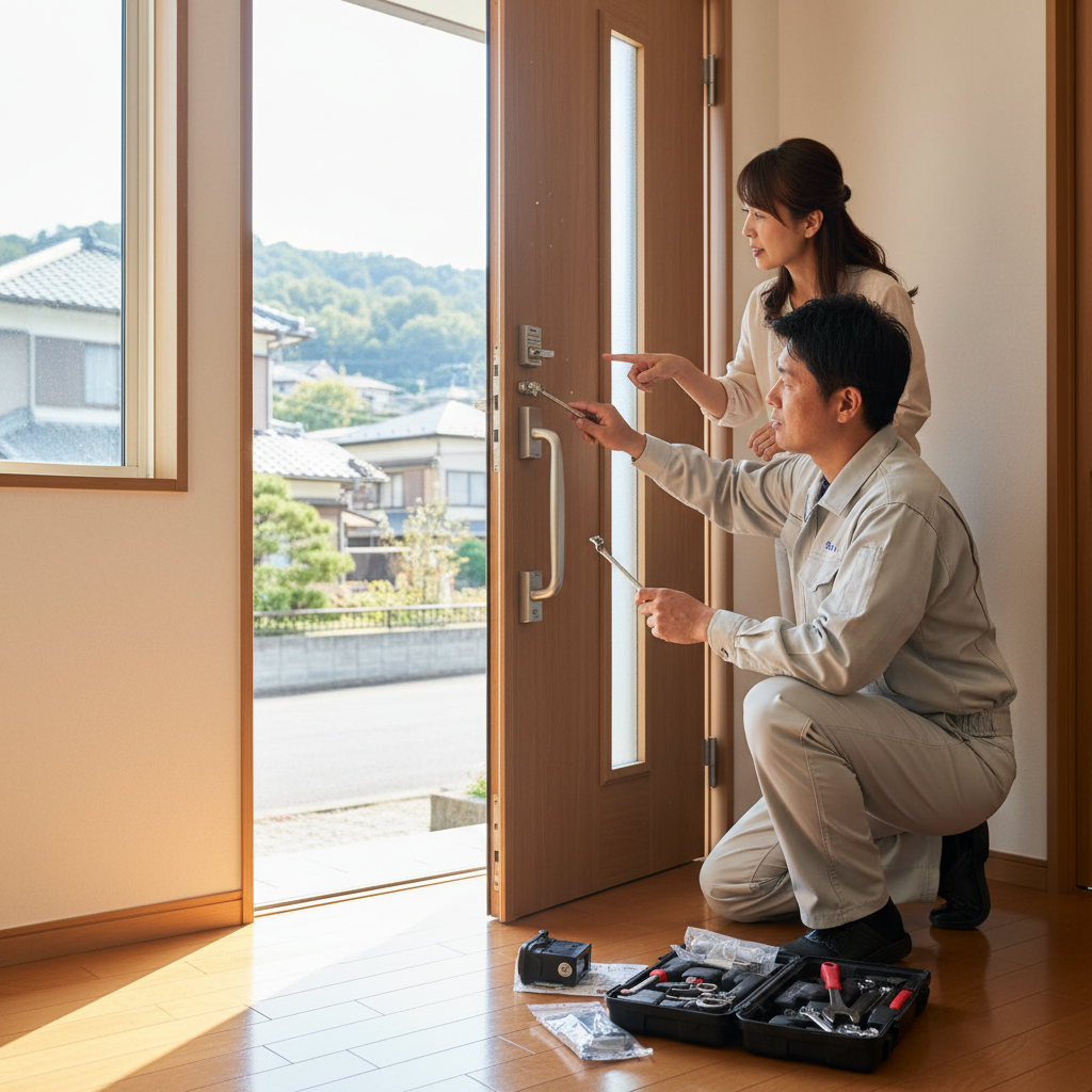 東京都あきる野市小峰台で多いドア修理｜原因と自分でできること