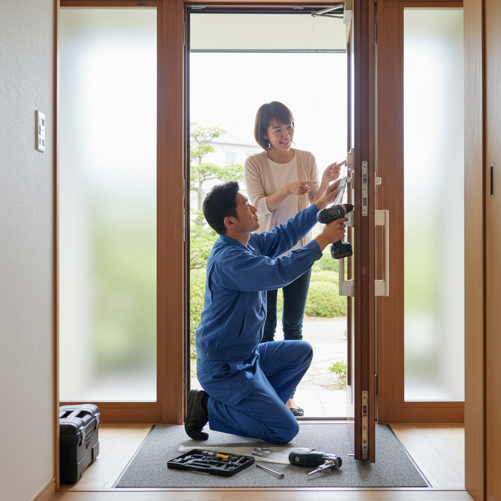 東京都あきる野市小和田で多いドア修理｜ドアクローザー・蝶番・ドアノブの修理交換