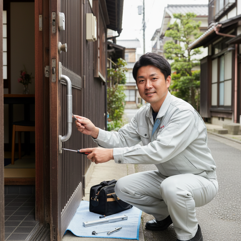 東京都あきる野市切欠 ドア修理｜ドアクローザー・蝶番・ドアノブの症状別チェック