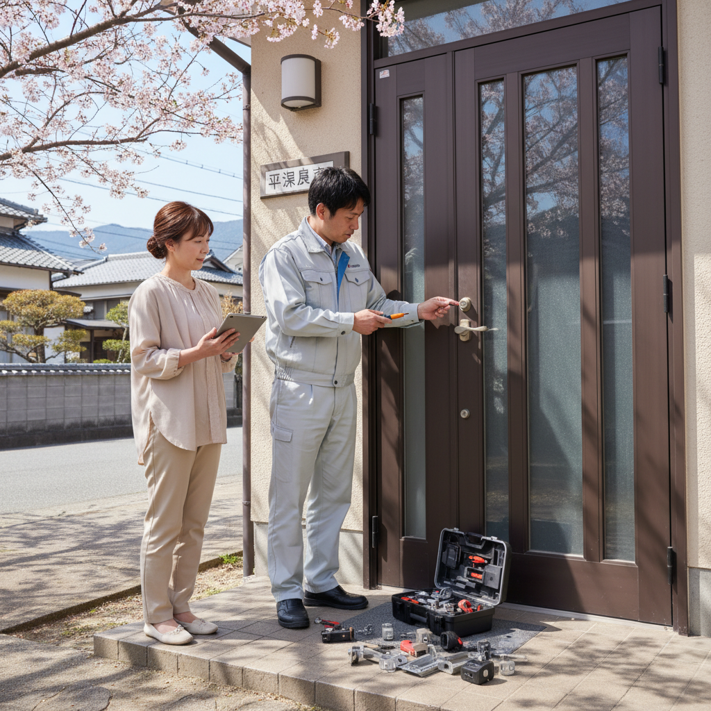 東京都あきる野市平沢東 ドア修理｜原因と自分でできること