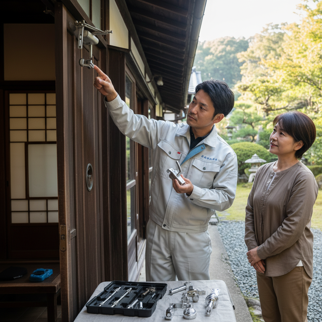 東京都あきる野市養沢でのドア修理｜ドアクローザー・蝶番・ドアノブ交換の重要ポイント