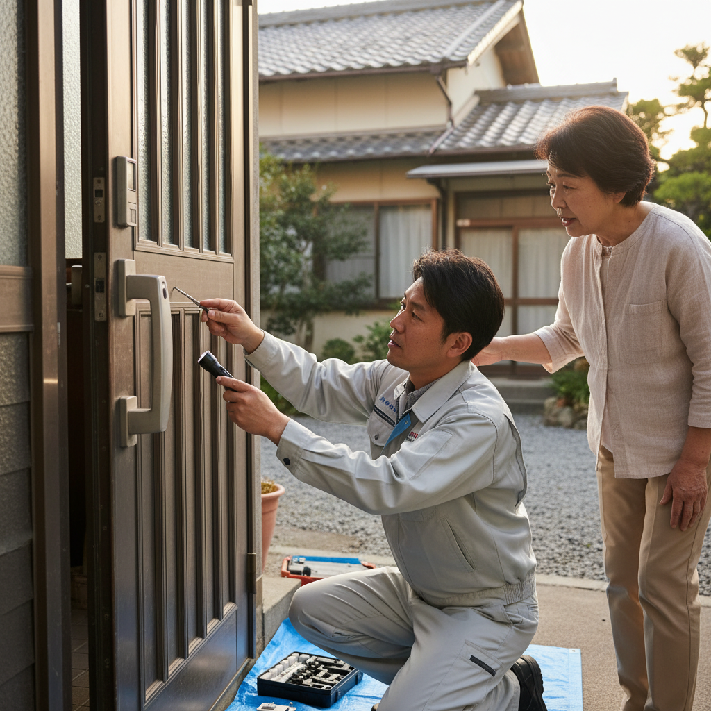 東京都あきる野市留原で多いドア修理｜原因と対策