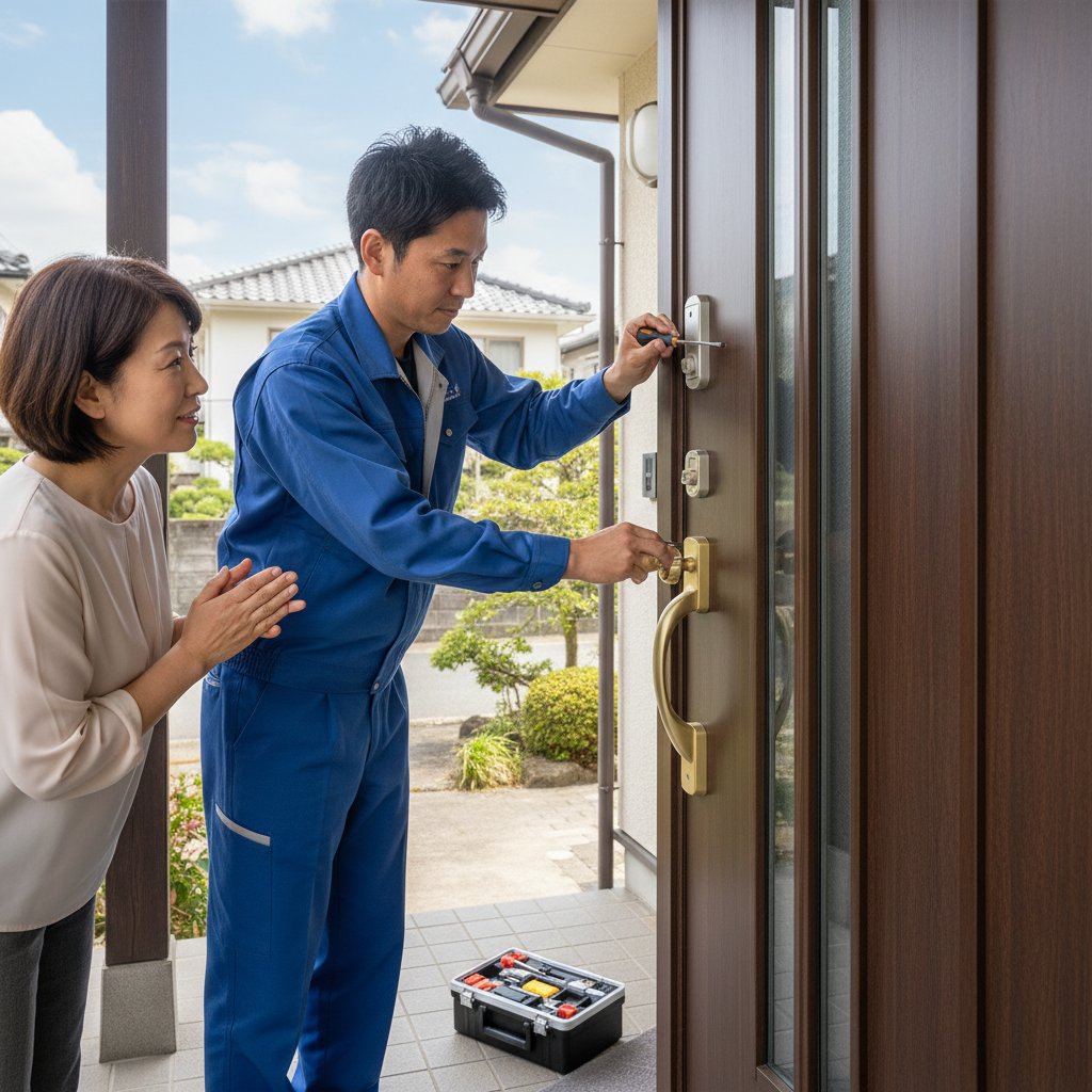 東京都羽村市小作台 ドア修理：ドアクローザー・蝶番・ドアノブのトラブル解決