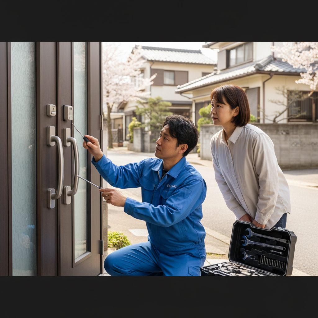東京都羽村市神明台で多いドア修理｜原因と自分でできること