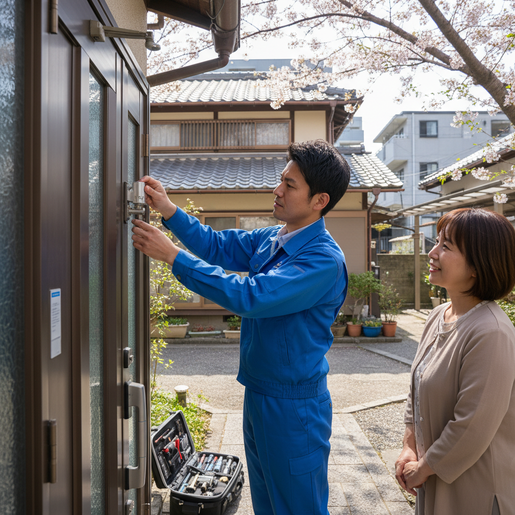 東京都葛飾区奥戸で多いドア修理｜ドアクローザー・蝶番・ドアノブ