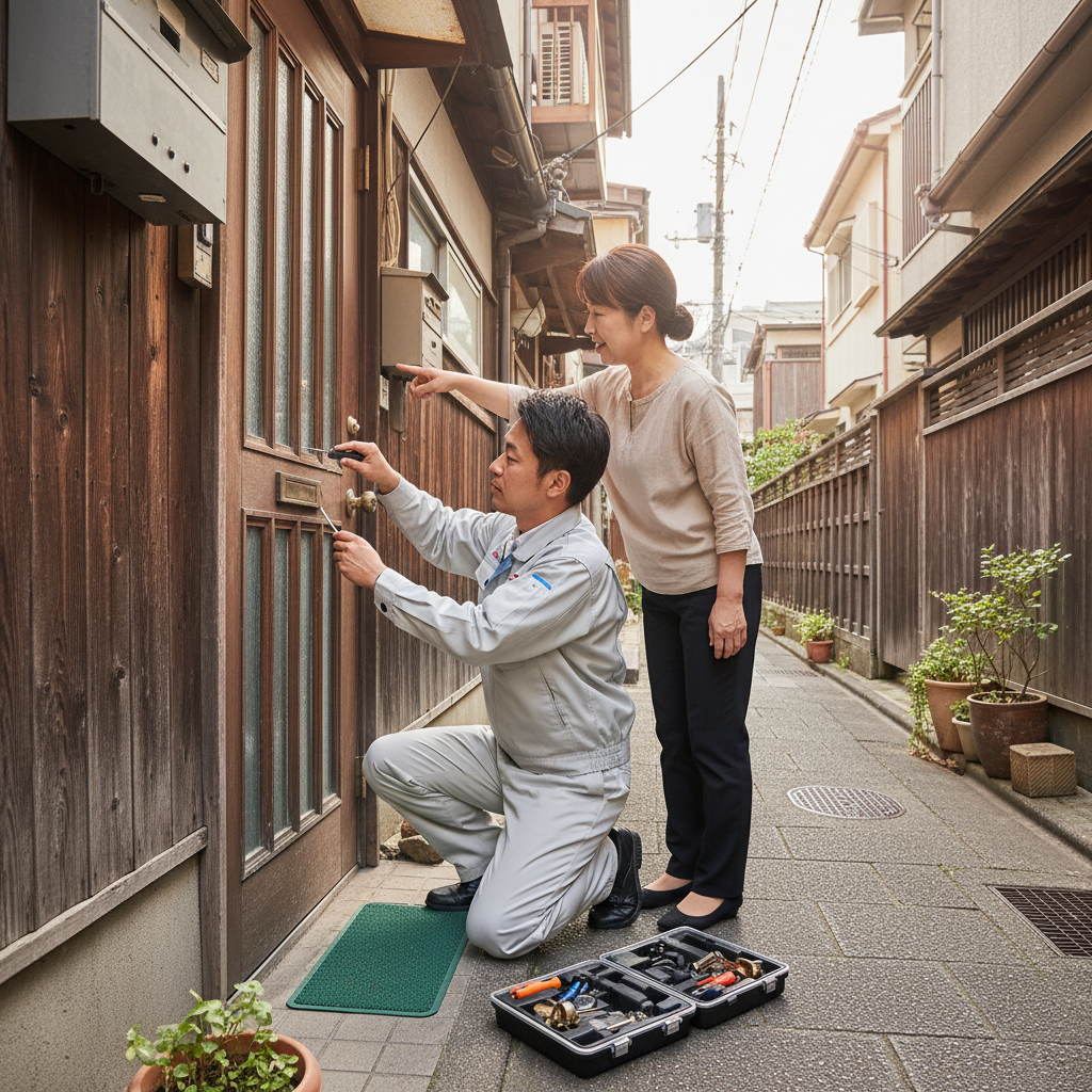 東京都葛飾区亀有|ドアクローザー・蝶番・ドアノブ修理の重要ポイント