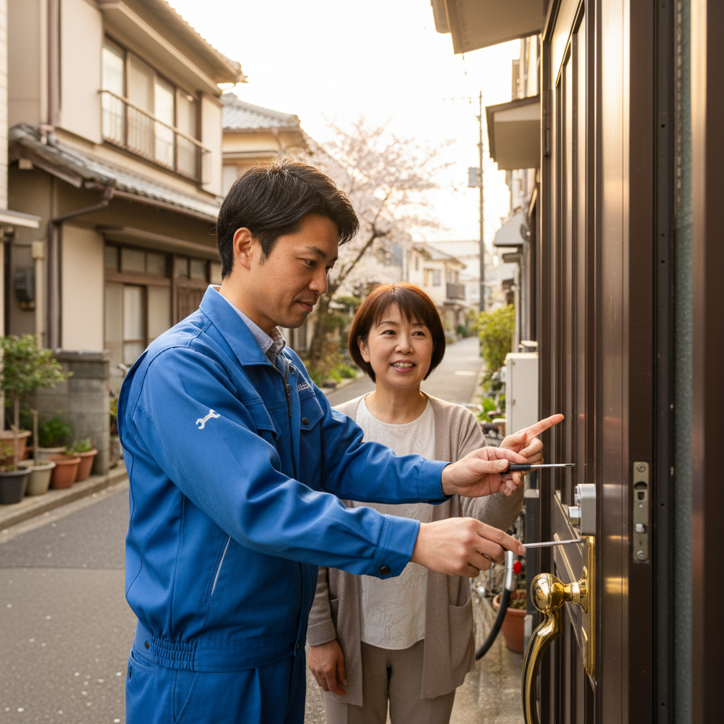 東京都葛飾区新小岩｜ドアクローザー・蝶番・ドアノブ修理の最重要ポイント