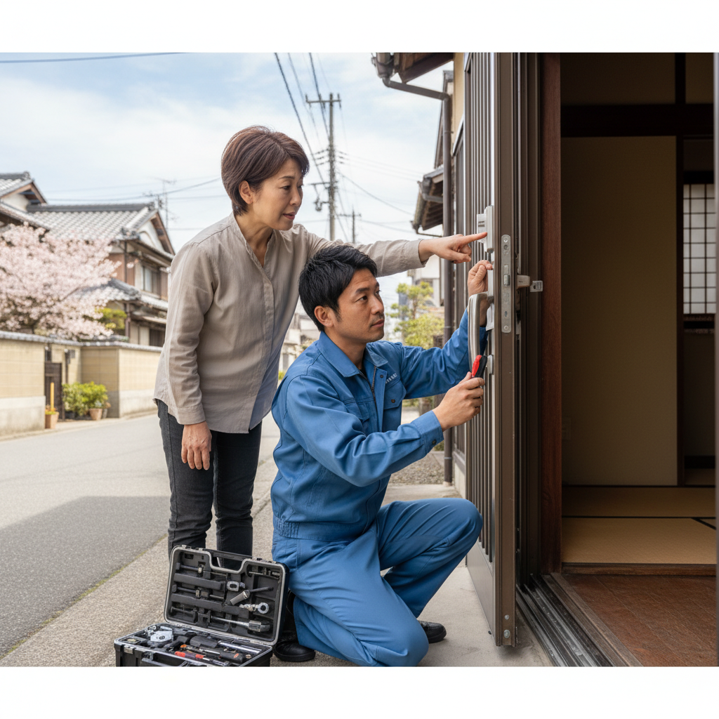 東京都葛飾区東金町 ドア修理：原因と最適な修理方法