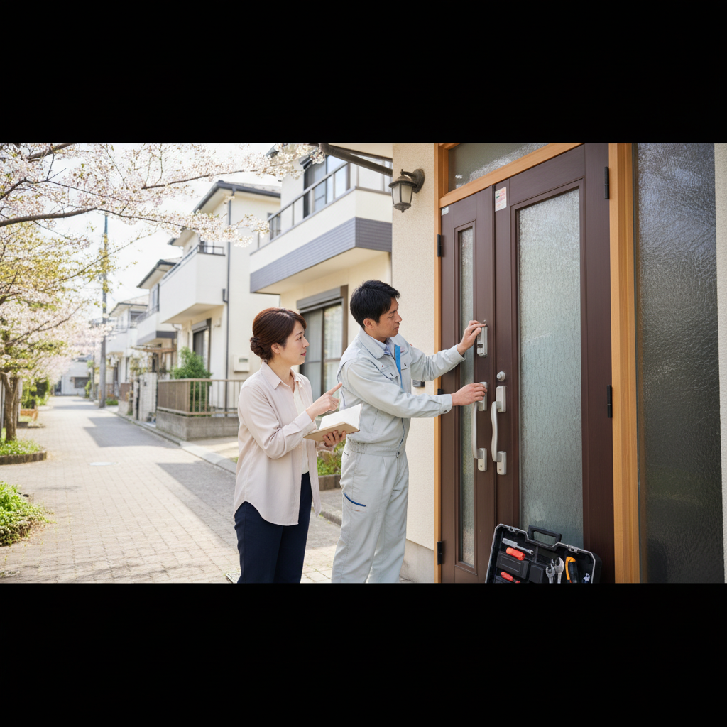 東京都江戸川区松江|ドアクローザー・蝶番・ドアノブ修理の原因と対策