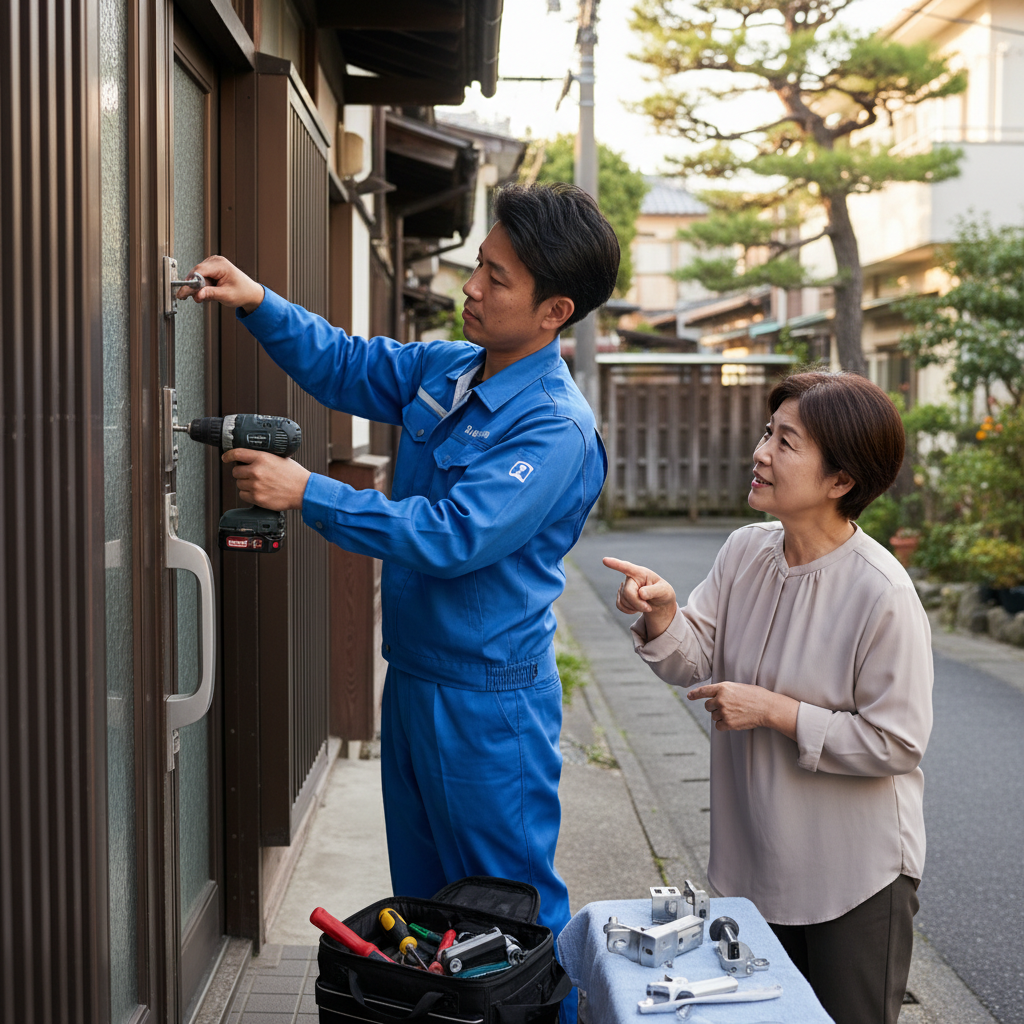 東京都江戸川区瑞江で多いドア修理｜ドアクローザー・蝶番・ドアノブ交換