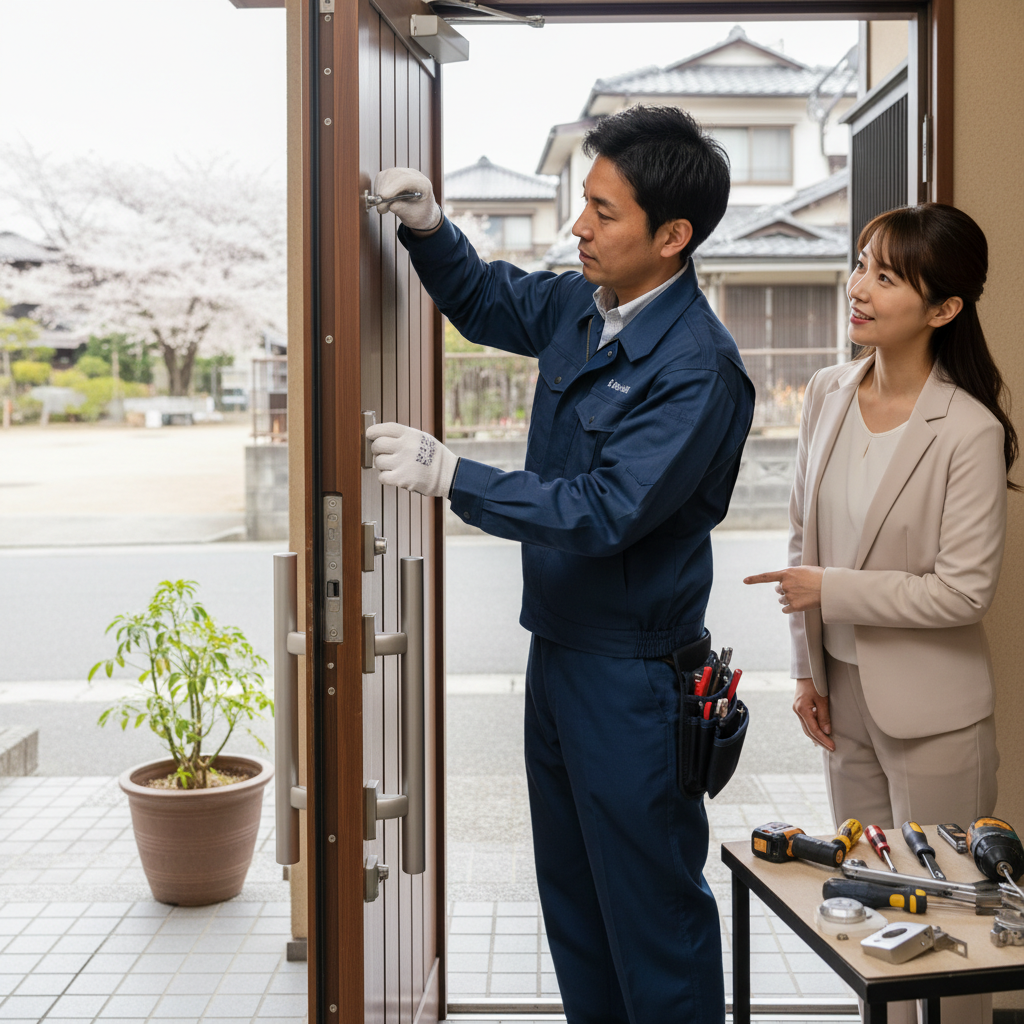 東京都江戸川区中葛西｜ドアクローザー・蝶番・ドアノブ修理の最重要ポイント