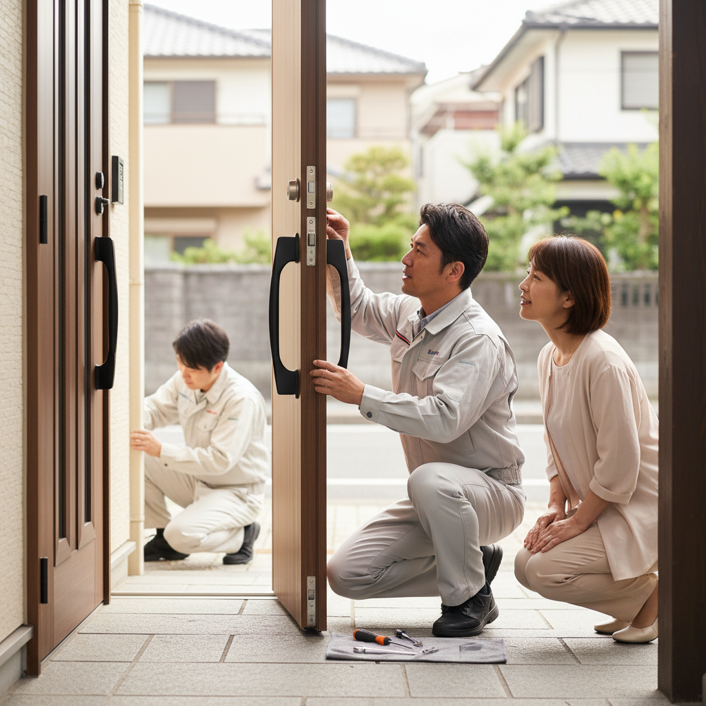 東京都江戸川区北葛西のドア修理｜原因と最適な修理方法