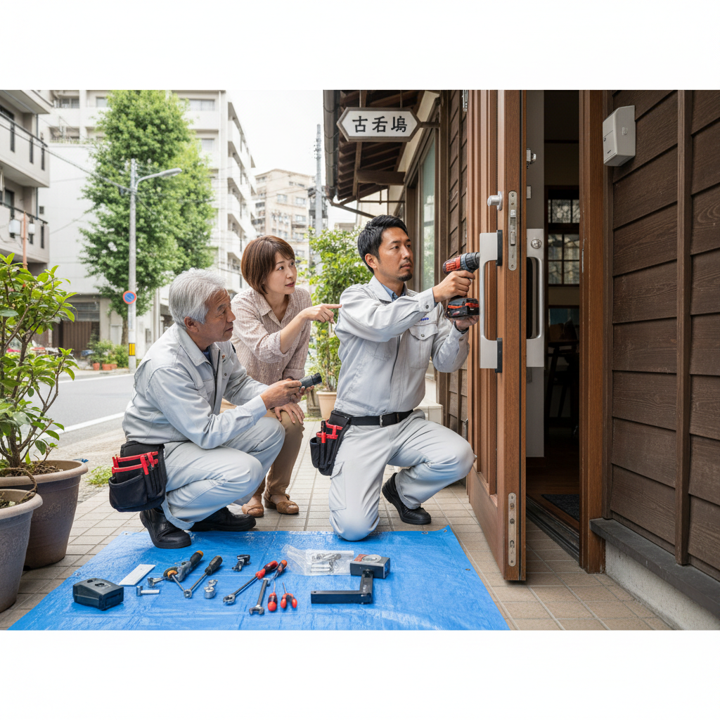 東京都江東区古石場 ドア修理：原因と修理のポイント