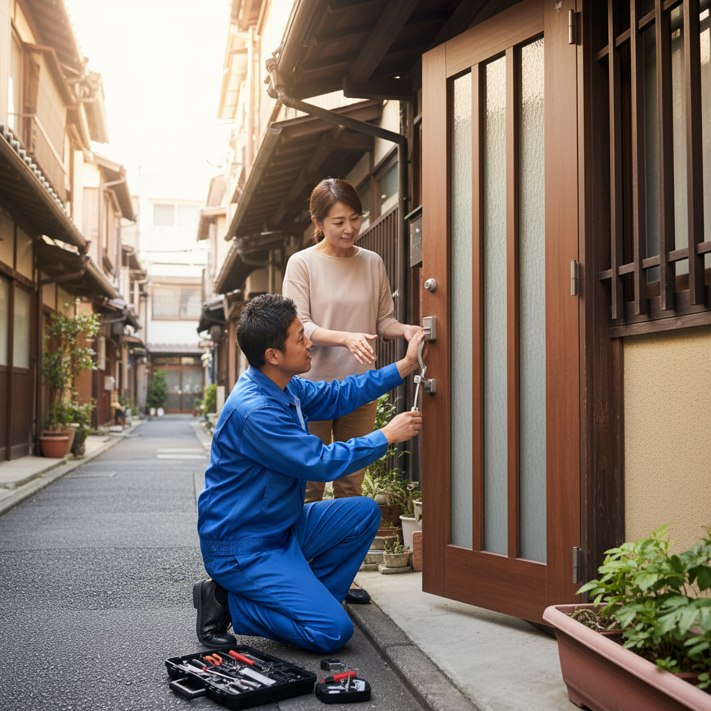 東京都江東区森下 ドア修理：迅速な対応で安心を！ドアクローザー・蝶番のトラブル解決