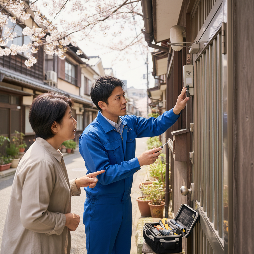 東京都江東区深川のドア修理｜ドアクローザー・蝶番・ドアノブのトラブル原因