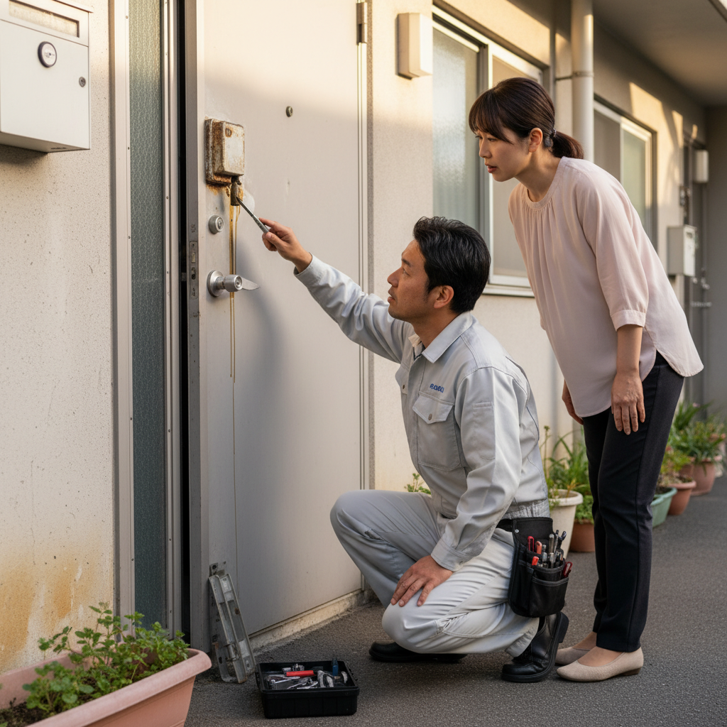 東京都江東区辰巳｜ドアクローザー・蝶番・ドアノブ修理が必要な理由