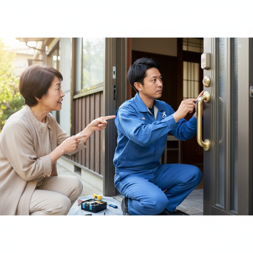 東京都江東区白河のドア修理｜ドアクローザー・蝶番・ドアノブのトラブル解決