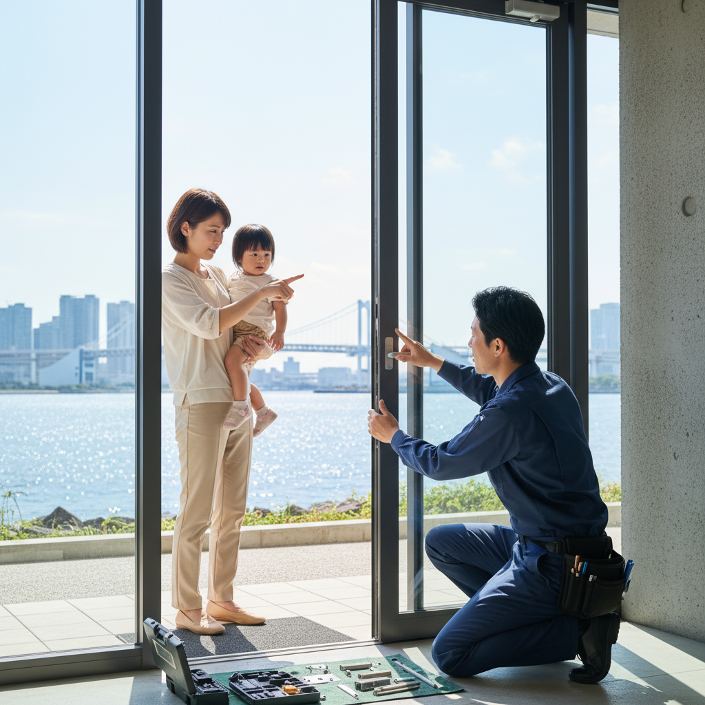 東京都港区海岸で迅速対応!ドアクローザー・蝶番の修理・交換